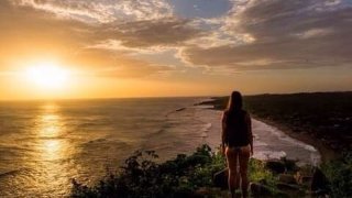 plage Nicaragua coucher du soleil