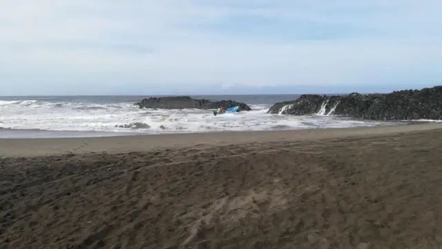 Passage du boquete, plage, Nicaragua