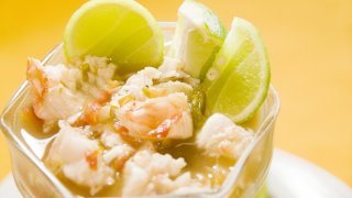 Ceviche sur Corn Island au Nicaragua