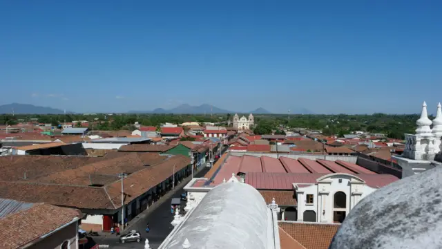 vue sur la vieille ville de Leon, Nicaragua