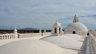 visite toit de la cathédrale de Leon, Nicaragua