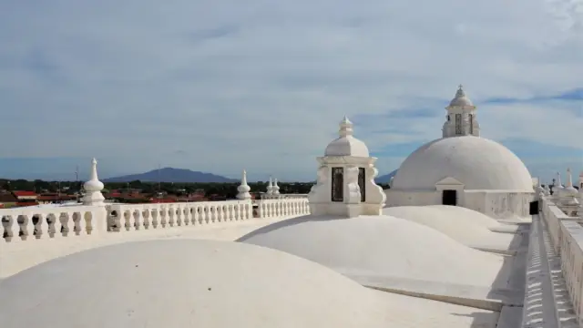 visite toit de la cathédrale de Leon, Nicaragua