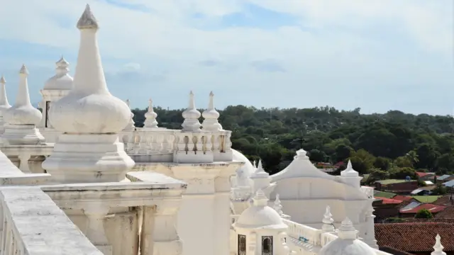 visite toit de la cathédrale de Leon, Nicaragua