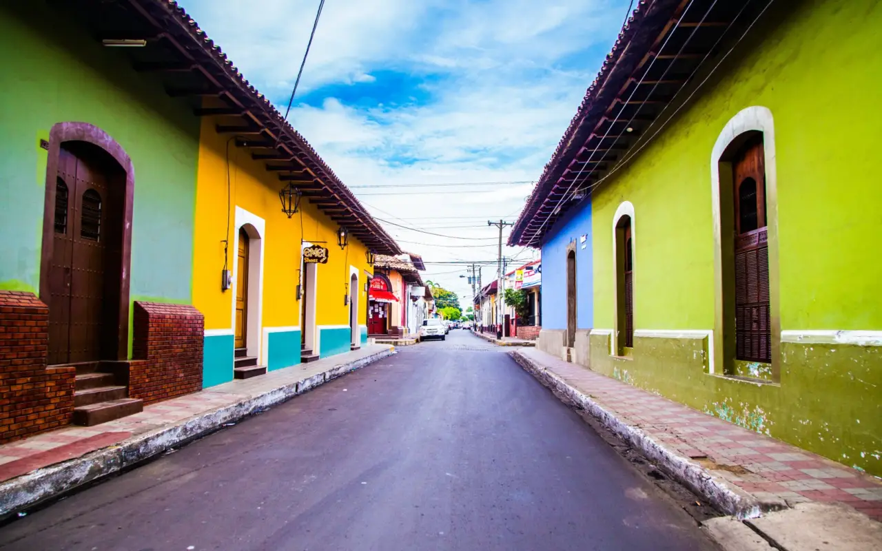 rues colorées de León, Nicaragua