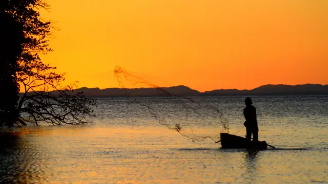 Ometepe - pêcheur