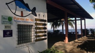 puesta del sol, hotel Nicaragua