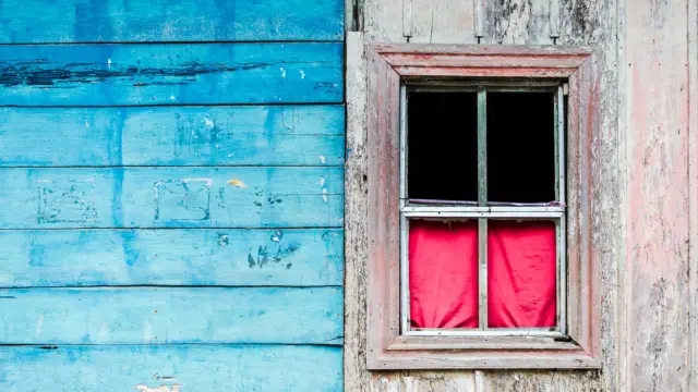 fenêtre d'une maison dans la région San Carlos - nicaragua